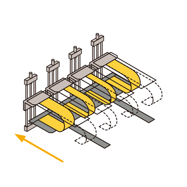 U-shape Sliding Plate Test / (4-lane)