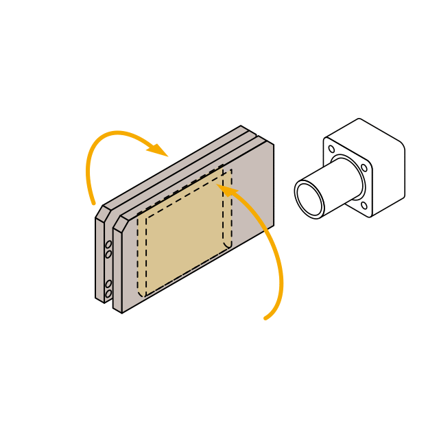 湾曲形状解析機能搭載 Tension-Free® Folding Clamshell-type